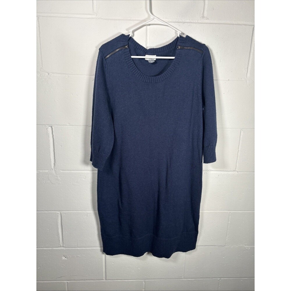 Old Navy Pullover Sweater Womens 1X Navy Blue Sweater Dress/long Sweater